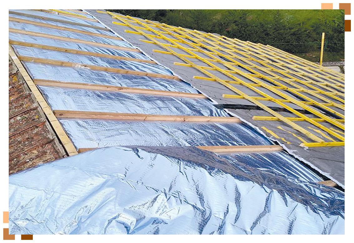 Travaux isolation toiture